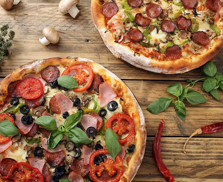 Pizza and Italian Food image library (c) Low Cost Menus